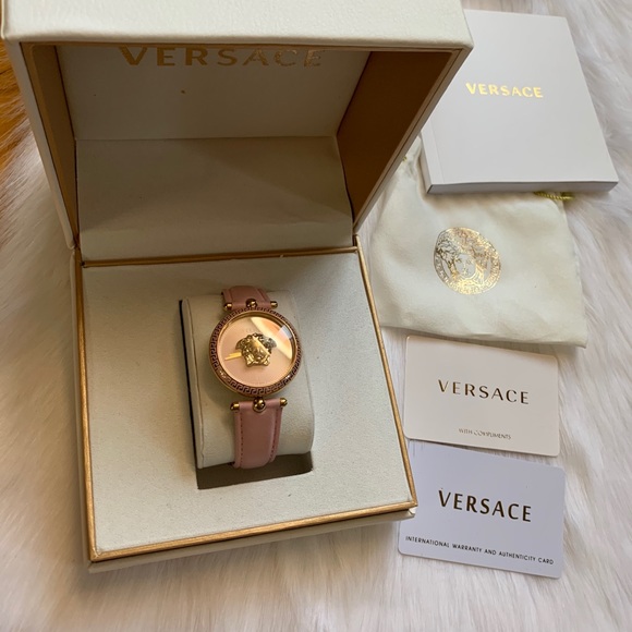 Versace Gold- Plated Versace Palazzo Empire Pink - Picture 2 of 12